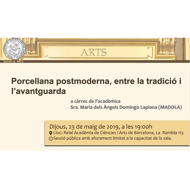 Conferència: Porcellana Postmoderna, Entre La Tradició I L’avantguarda